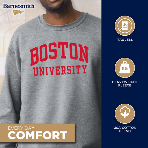 Boston University Classic Sweatshirt (Charcoal)