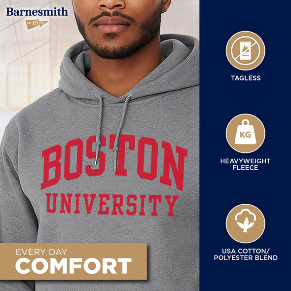 Boston University Classic Hood (Charcoal)