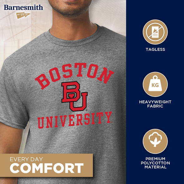 Boston University Heritage T-Shirt (Charcoal Grey)