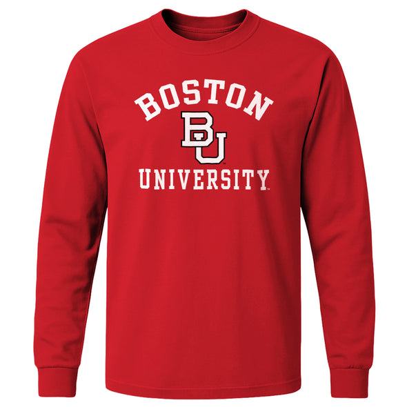 Boston University Heritage Long Sleeve T-Shirt (Red)