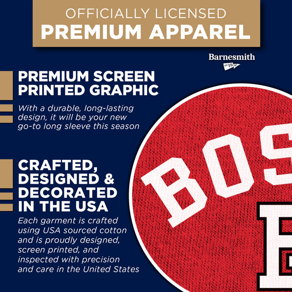 Boston University Heritage Long Sleeve T-Shirt (Red)