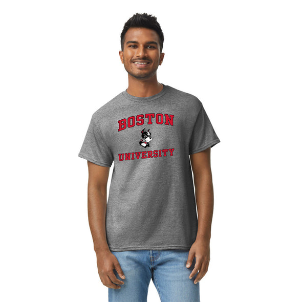Boston University Spirit T-Shirt (Charcoal Grey)