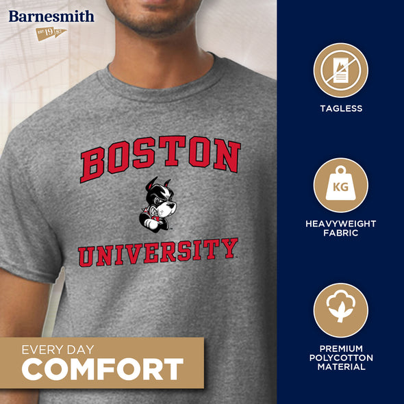 Boston University Spirit T-Shirt (Charcoal Grey)