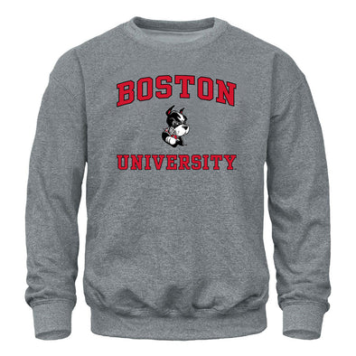 Boston University Spirit Sweatshirt (Charcoal Grey)