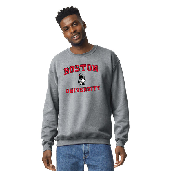 Boston University Spirit Sweatshirt (Charcoal Grey)