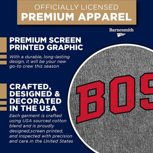 Boston University Spirit Sweatshirt (Charcoal Grey)
