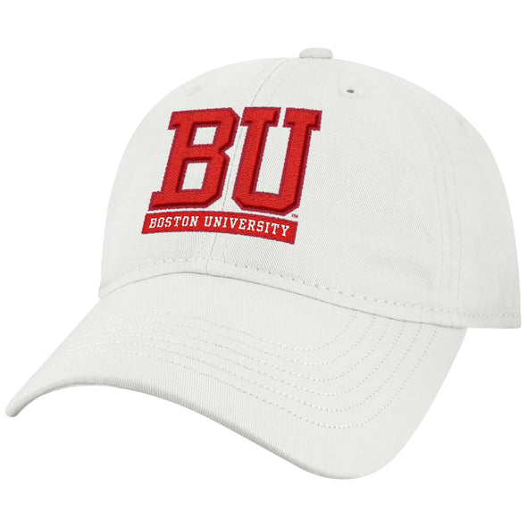 Boston University Spirit Baseball Hat One-Size (White)