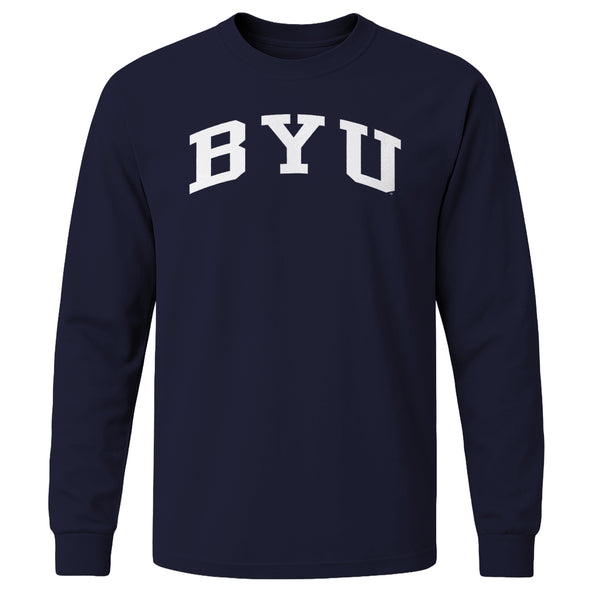 Brigham Young University Classic Long Sleeve T-Shirt (Navy)