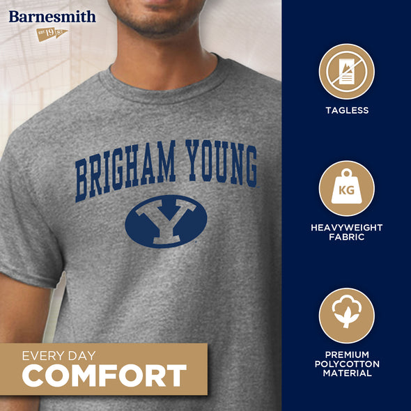 Brigham Young University Heritage T-Shirt (Charcoal Grey)