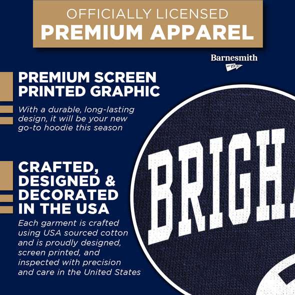 Brigham Young University Heritage Hooded Sweatshirt (Navy)