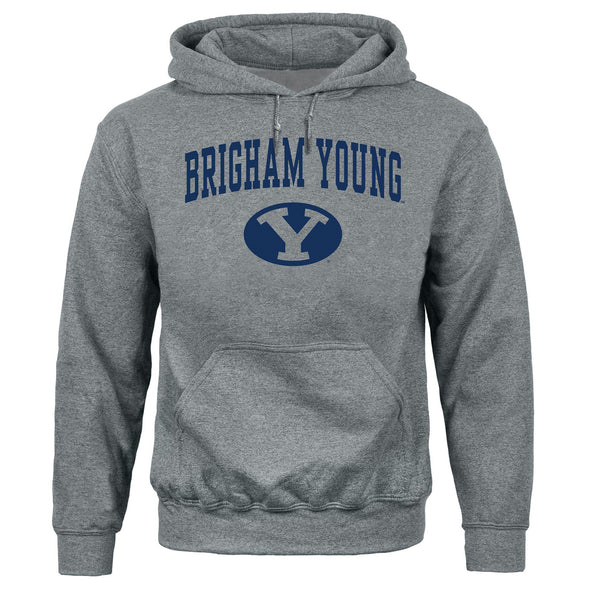 Brigham Young University Heritage Hooded Sweatshirt (Charcoal Grey)
