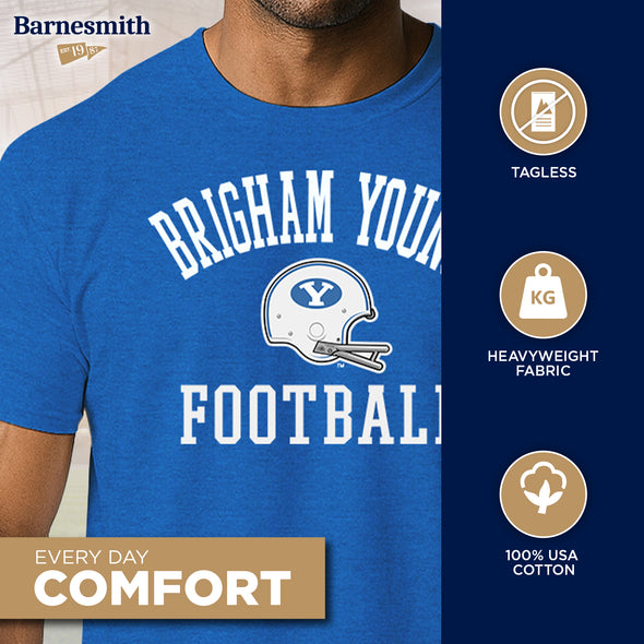 Brigham Young University Football T-Shirt (Navy)