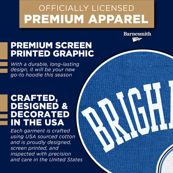 Brigham Young University Football Hooded Sweatshirt (Navy)