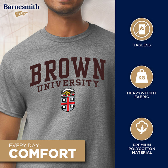 Brown Heritage T-Shirt (Charcoal Grey)
