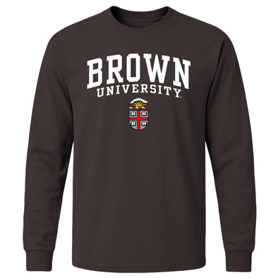Brown Heritage Long Sleeve T-Shirt (Brown)