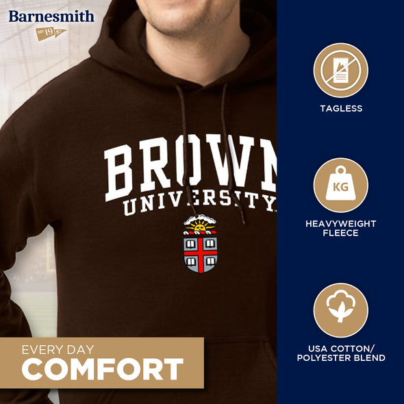 Brown Heritage Hooded Sweatshirt (Brown)