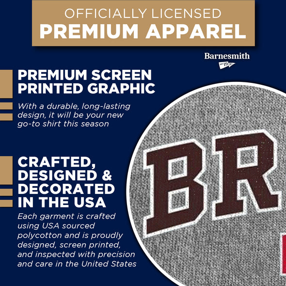 Brown University Spirit T-Shirt (Charcoal Grey)