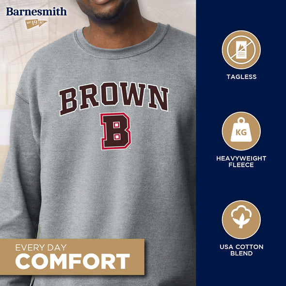 Brown University Spirit Sweatshirt (Charcoal Grey)