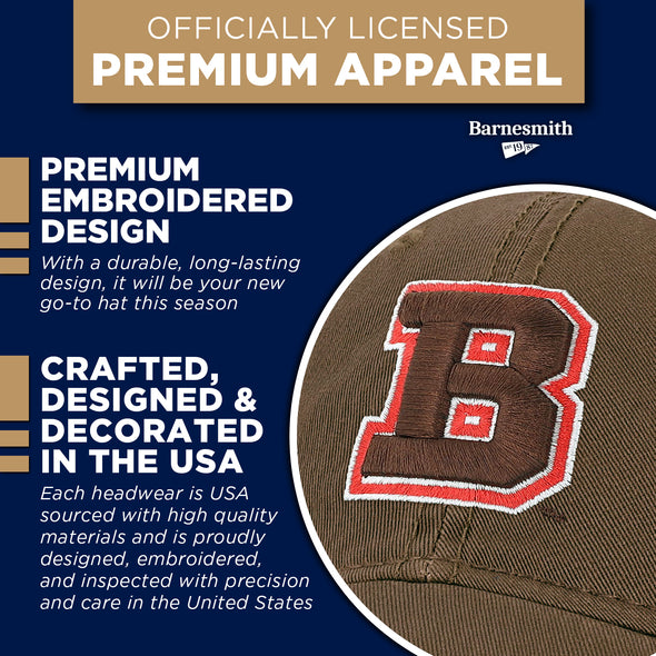 Brown University Spirit Baseball Hat One-Size (Brown)