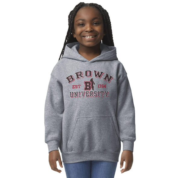 Brown University Youth Hooded Sweatshirt (Grey)