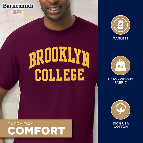Brooklyn College Classic T-Shirt (Maroon)