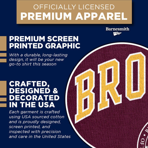 Brooklyn College Heritage T-Shirt (Maroon)