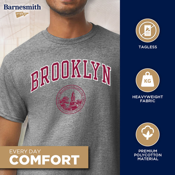 Brooklyn College Heritage T-Shirt (Charcoal Grey)