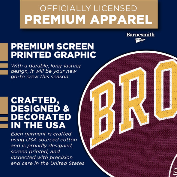 Brooklyn College Heritage Sweatshirt (Maroon)