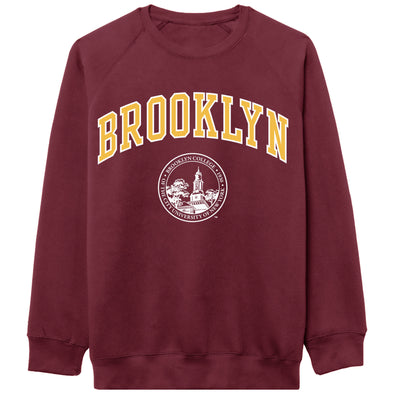 Brooklyn College Heritage Sweatshirt (Maroon)