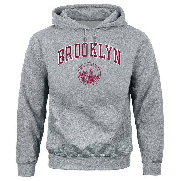 Brooklyn College Heritage Hooded Sweatshirt (Charcoal)