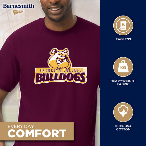 Brooklyn College Spirit T-Shirt (Maroon)