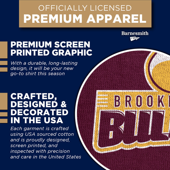 Brooklyn College Spirit T-Shirt (Maroon)