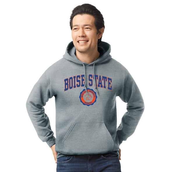 Boise State University Heritage Hooded Sweatshirt (Charcoal Grey)