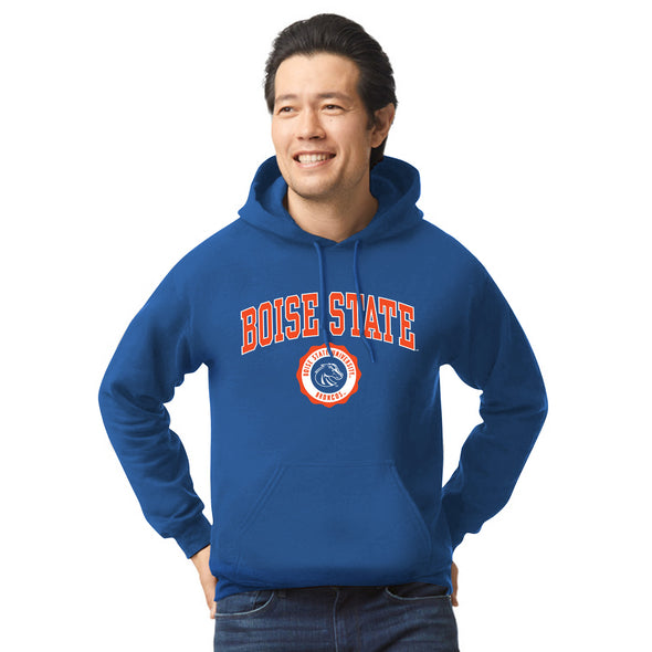Boise State University Heritage Hooded Sweatshirt (Royal Blue)