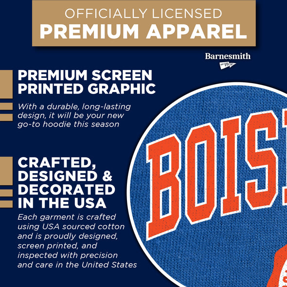 Boise State University Heritage Hooded Sweatshirt (Royal Blue)