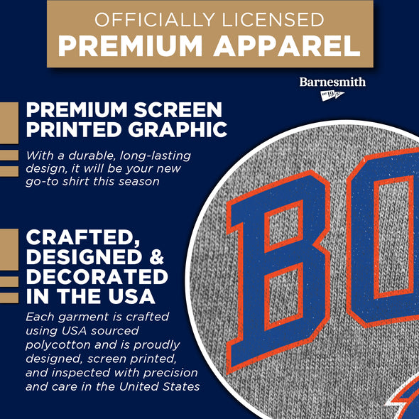 Boise State University Spirit T-Shirt (Charcoal Grey)