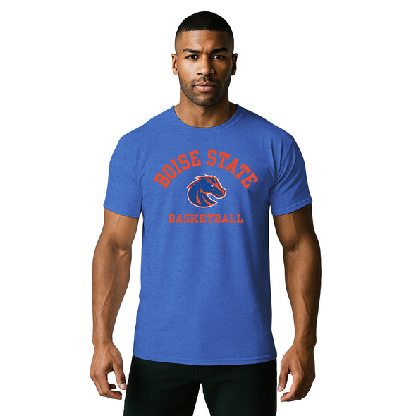 Boise State University Basketball T-Shirt (Royal Blue)