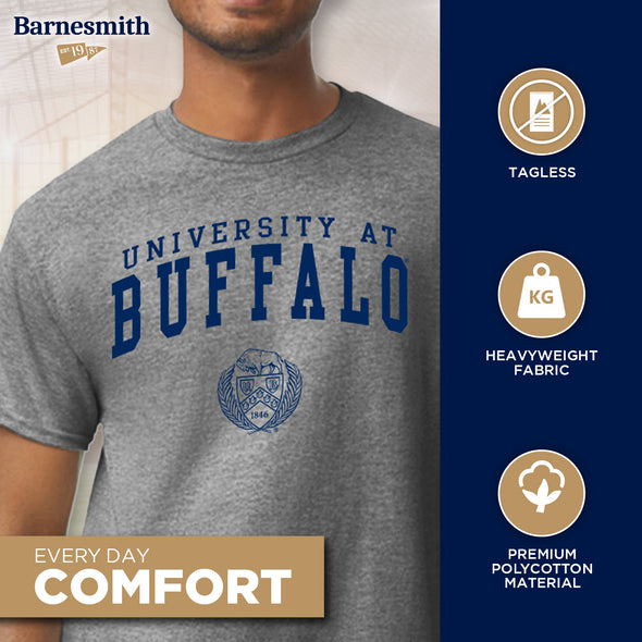 University at Buffalo Heritage T-Shirt (Charcoal Grey)