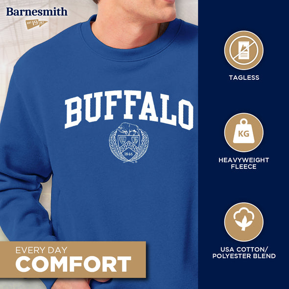 University at Buffalo Heritage Sweatshirt (Royal Blue)