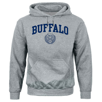 University at Buffalo Heritage Hooded Sweatshirt (Charcoal Grey)