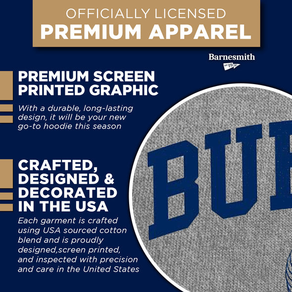 University at Buffalo Heritage Hooded Sweatshirt (Charcoal Grey)