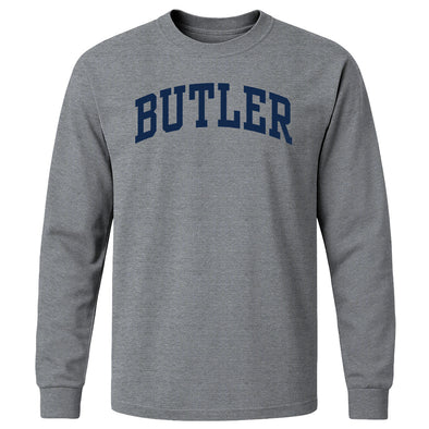 Butler University Classic Long Sleeve T-Shirt (Charcoal Grey)