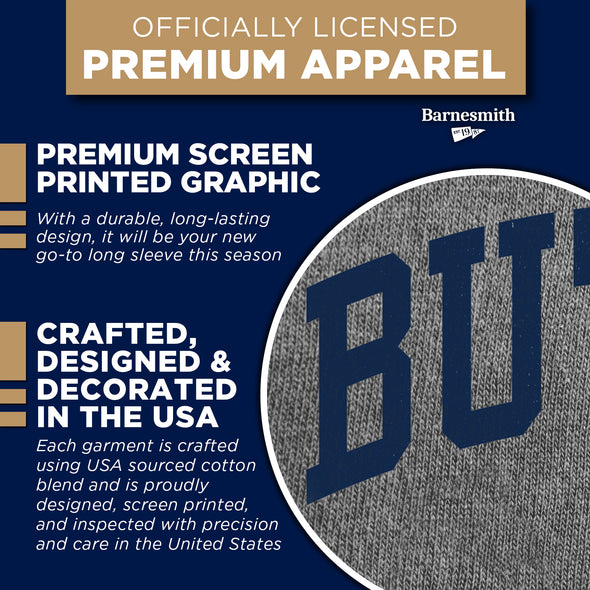 Butler University Classic Long Sleeve T-Shirt (Charcoal Grey)