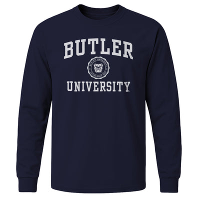 Butler University Heritage Long Sleeve T-Shirt (Navy)