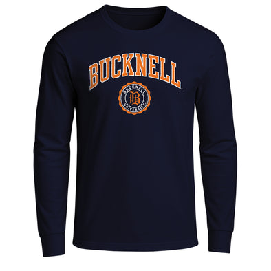 Bucknell University Heritage Long Sleeve T-Shirt (Navy)