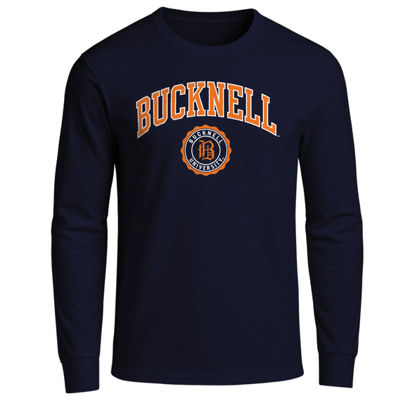 Bucknell University Heritage Long Sleeve T-Shirt (Navy)
