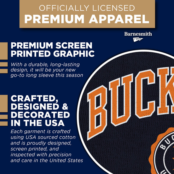 Bucknell University Heritage Long Sleeve T-Shirt (Navy)