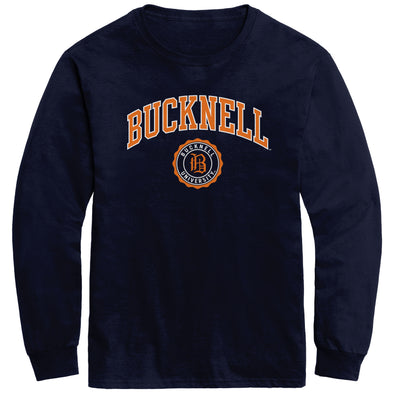 Bucknell University Heritage Long Sleeve T-Shirt (Navy)