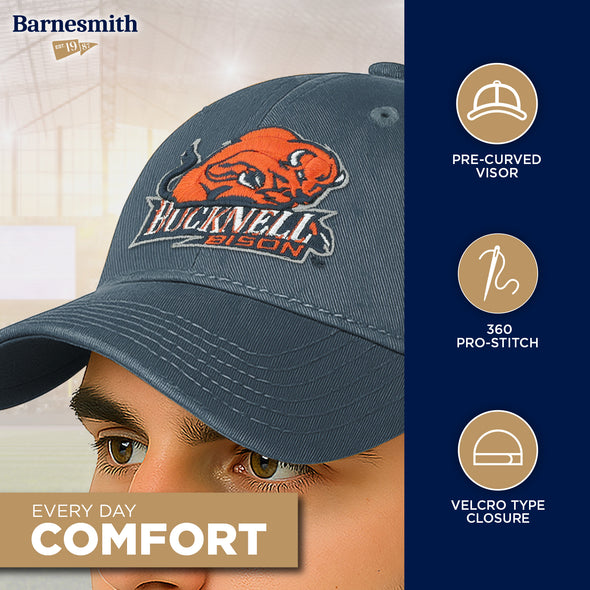 Bucknell University Spirit Baseball Hat One-Size (Navy)