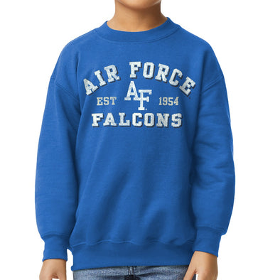 Air Force Youth Crewneck Sweatshirt (Royal Blue)